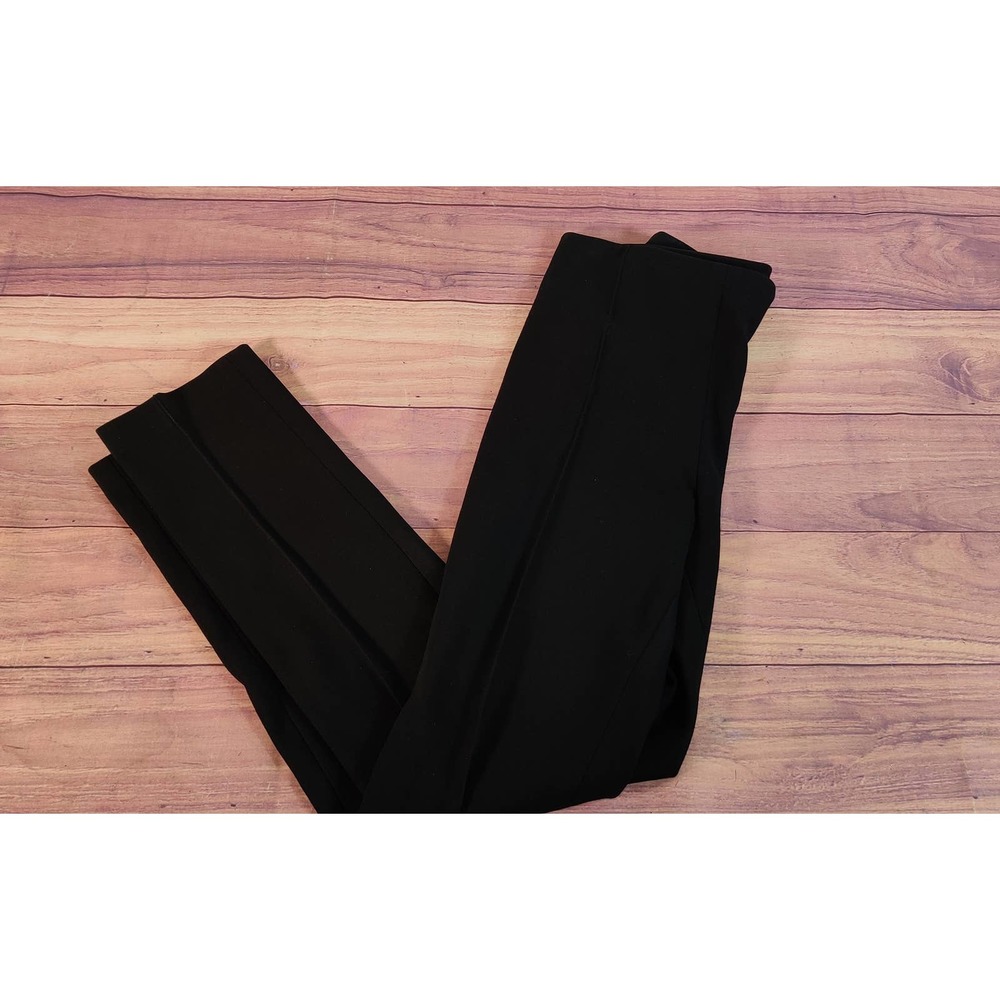 Lisa Perry Size 6 Black Side Zip Pants / Leggings